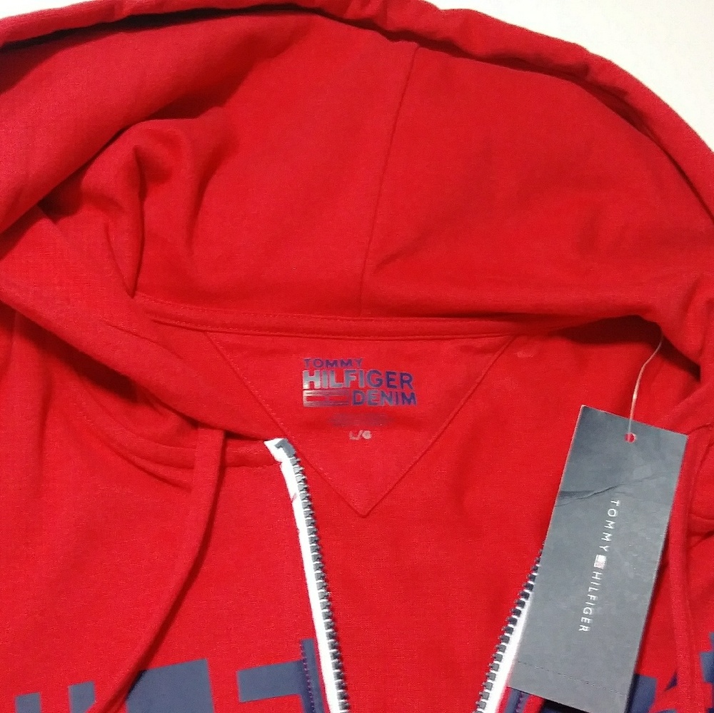 NWT Tommy Hilfiger Hoodie Men's Size L-XL - Picture 7 of 8